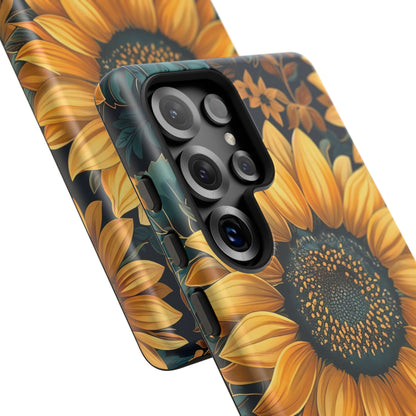 Sunflower Phone Case - Bright Floral Design, Stylish Tough Cover for Sunflower Lovers, Gift for Plant Enthusiasts, Mom Gift, Nature Lovers