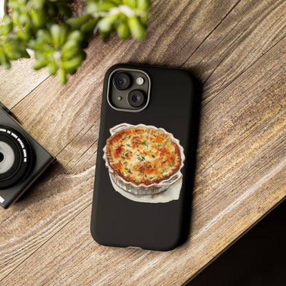 Quiche Phone Case - Funky Kitchen Decor, Foodie Gift, Chef Accessories, Culinary Art, Quirky Phone Cover