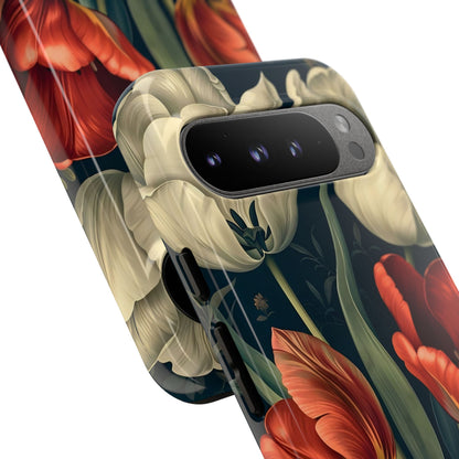 White Flower Tough Cases