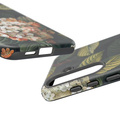 Floral Phone Case - Tough Cases, Nature Lover Gift, Floral Design, Botanical Phone Cover, Stylish Cellphone Accessory, Mother's Day Gift