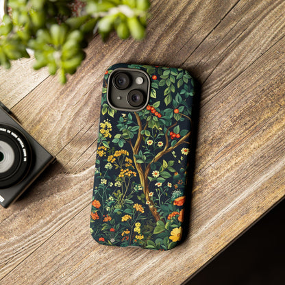 Floral Phone Case - Tough Cases, Colorful Nature Design, Gift for Flower Lovers, Phone Accessory, Unique Cell Phone Cover
