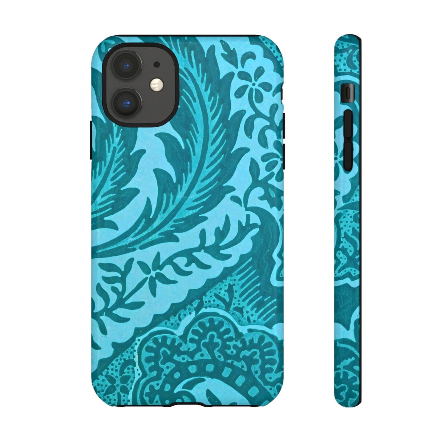 Protective Phone Case with Elegant Teal Design, Tough Cases, Floral Phone Cover, Stylish Smartphone Protection, Gifts for Her, Trendy [...]