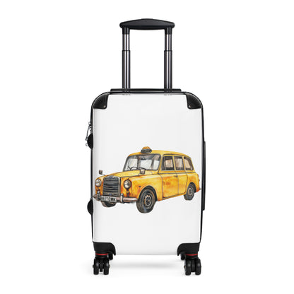 London Black Cab Illustration  Suitcase