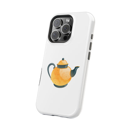 Teapot Magnetic Phone Case, Cute Teapot Phone Cover, Kettle Design Case, Unique Gift for Tea Lovers, Durable Tough Protection