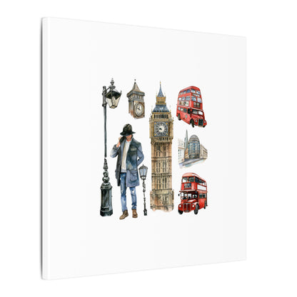 Canvas Art Print, London Skyline, Home Decor, Wall Art, Gift Idea, Travel Memories, Modern Wall Art