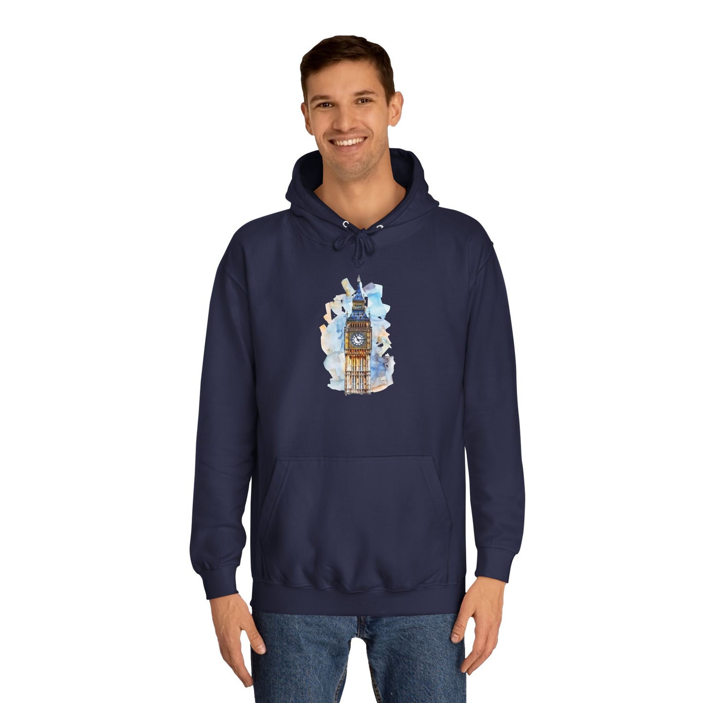Unisex College Hoodie - London’s Pride - The Big Ben Tower