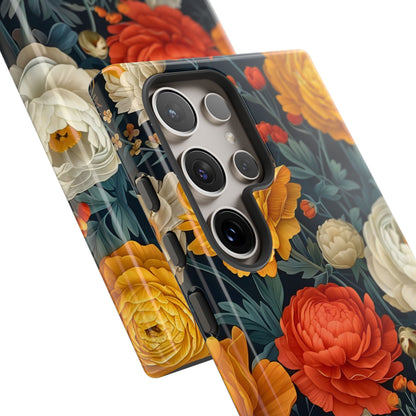 Floral Tough Case for Phones | Durable Floral Phone Cover, Boho Chic, Unique Gift for Her, Phone Protection, Flower Design