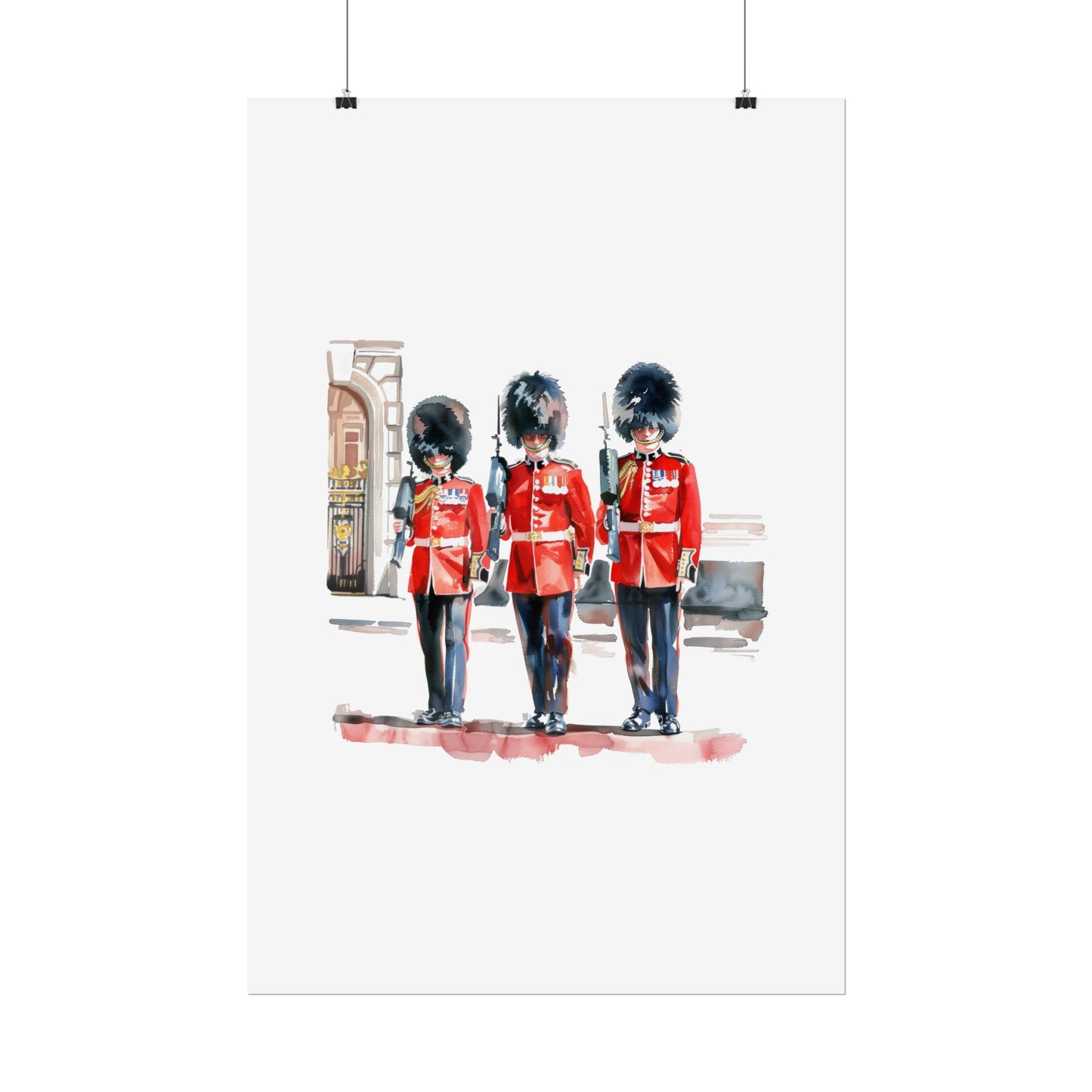 London Guard Roll-Up Posters, British Soldier Art Prints, Home Decor, Travel Gifts, Wall Art for Various Occasions