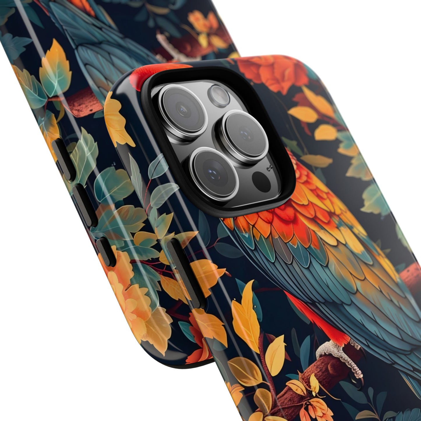 Vibrant Parrot Phone Case - Tough, Stylish, Nature-Inspired, Tropical, Wildlife, Perfect Gift, Summer Vibes
