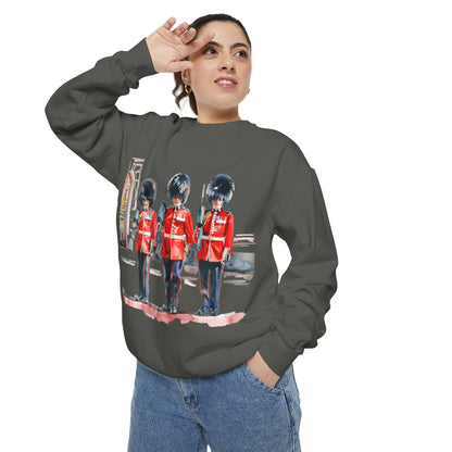 Unisex Garment-Dyed Sweatshirt - British Royal Guard
