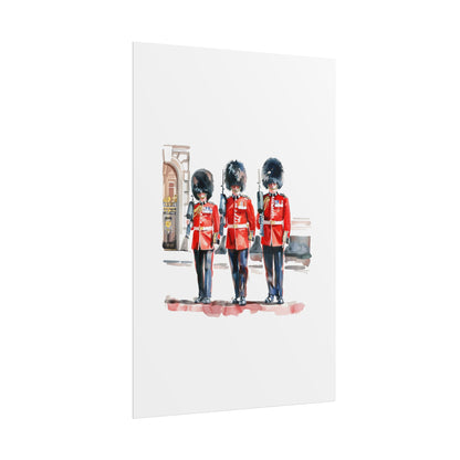 London Guard Roll-Up Posters, British Soldier Art Prints, Home Decor, Travel Gifts, Wall Art for Various Occasions