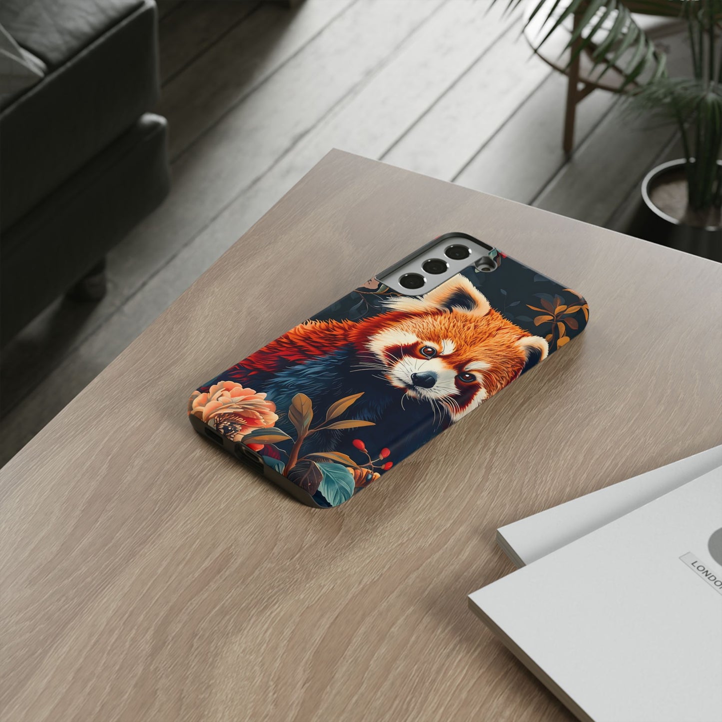 Cute Red Panda Phone Case, Wildlife Lover Gift, Tough Cases for iPhone, Nature-Themed Phone Cover, Animal Art Shell, Cute Tech Accessories