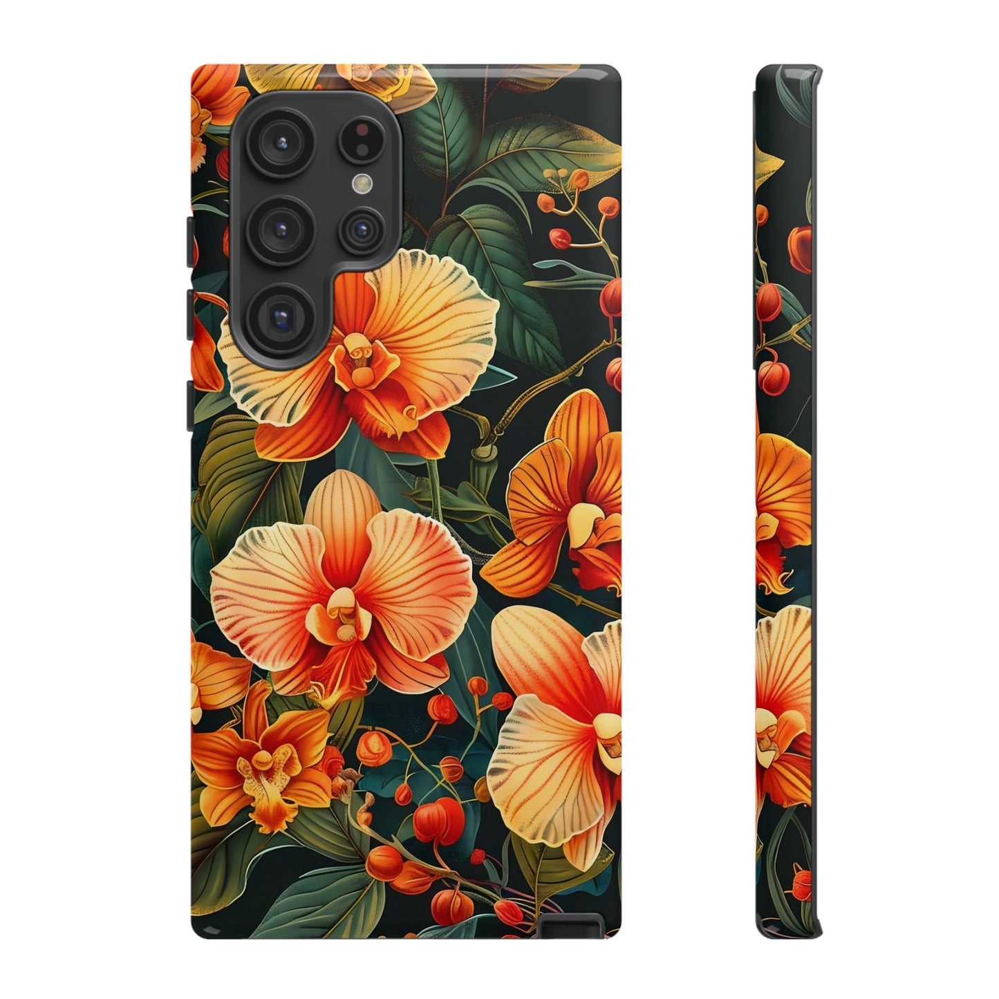 Floral Phone Case - Tough Cases, Protective Cover, Gift for Her, Smartphone Accessory, Floral Design, Nature-Inspired