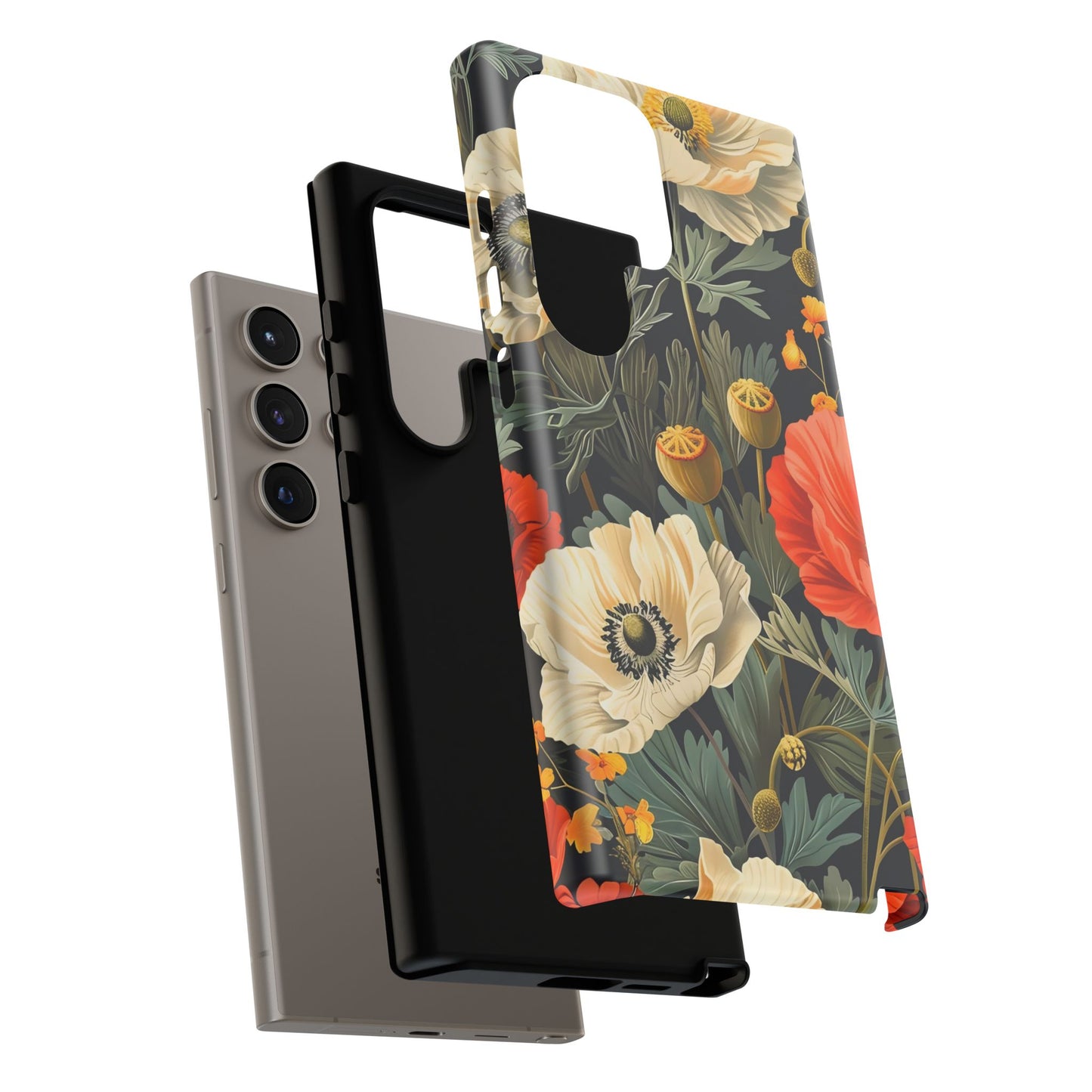 Floral Phone Case - Tough Cases with Vibrant Garden Design, Phone Accessory, Gift for Her, Spring Style, Nature Lover