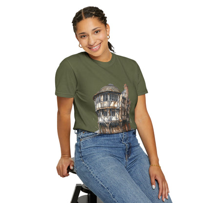 Unisex Garment-Dyed T-shirt - Cheers to Tradition - The Classic British Pub