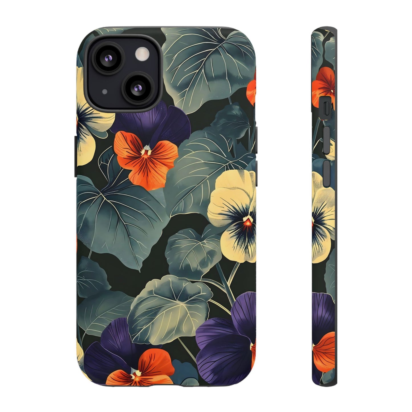 Tough Cases Floral iPhone Case, Tough Phone Cover, Stylish Floral Design, Gift for Her, Summer Vibe, Durable Protective Case