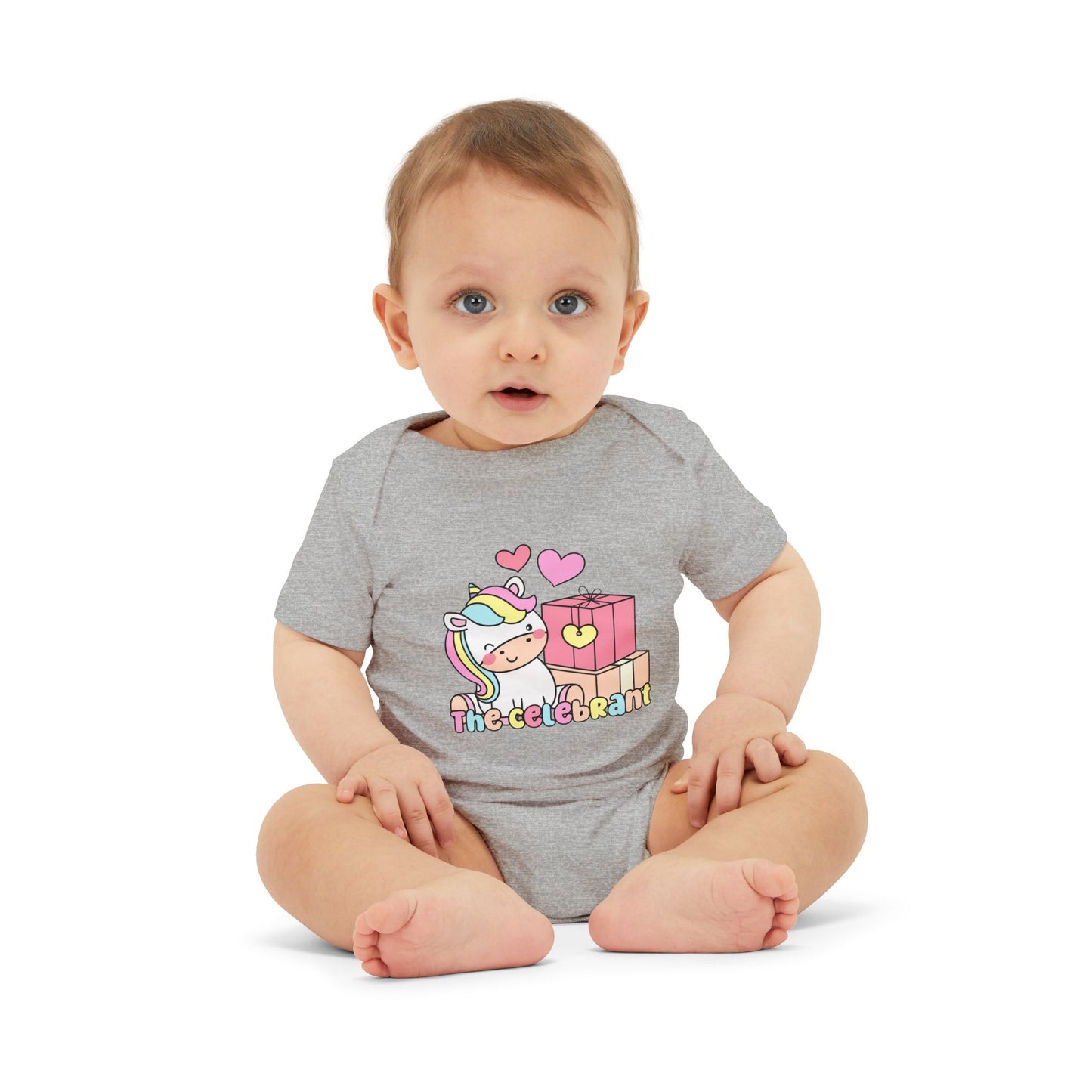 Unicorn Celebration Infant One Piece - Cute Baby Bodysuit with Gifts Design