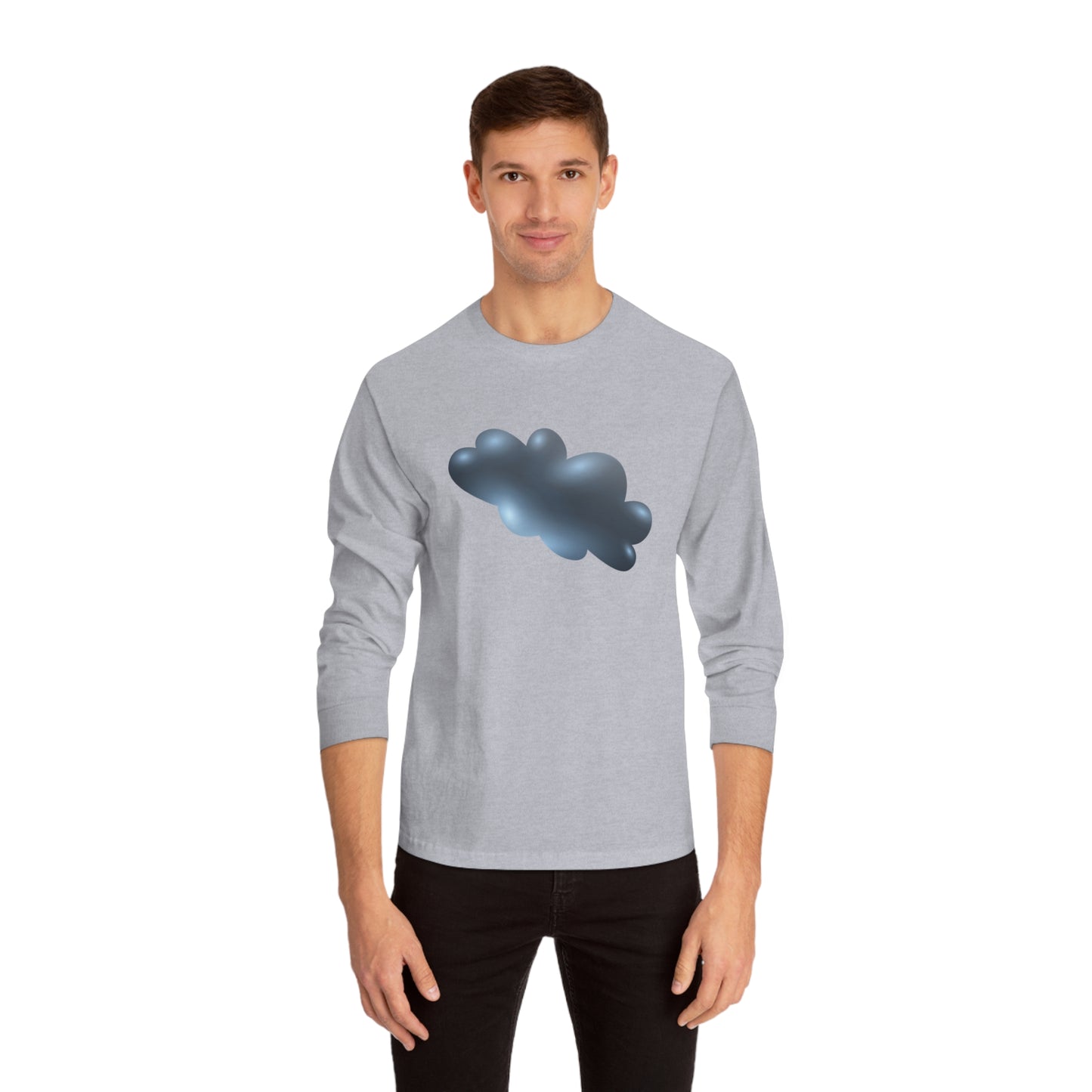 Unisex Classic Long Sleeve T-Shirt - Serene Cloudscape - Dreamy Cloud Design