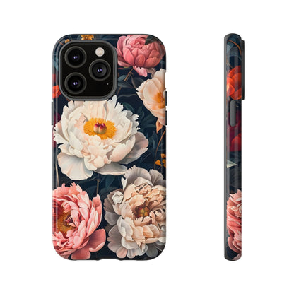Floral Phone Case, Tough Phone Cover, Flower Design, Unique Gift for Her, Trendy Accessory, Spring Decor