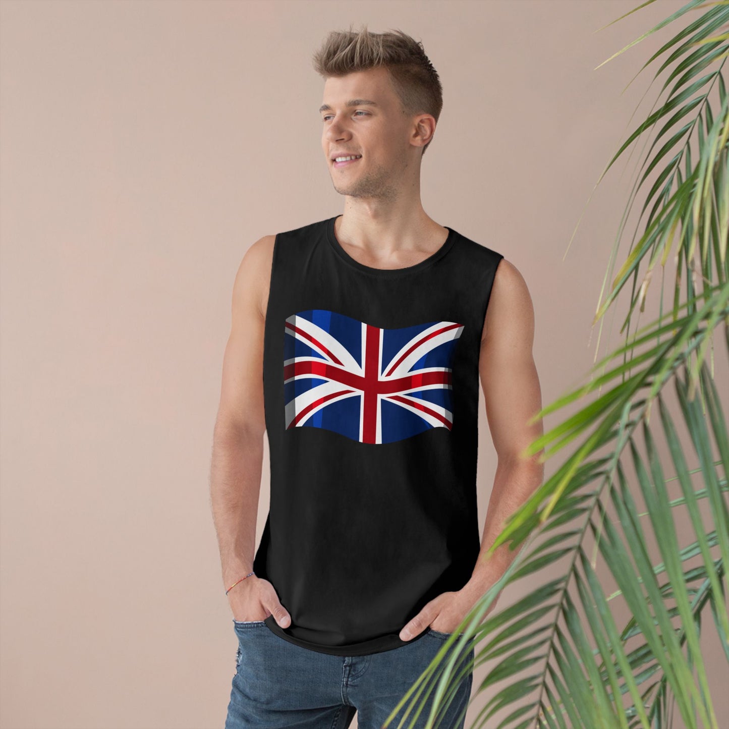 Unisex Barnard Tank - Classic UK Flag Design - Union Jack Symbol
