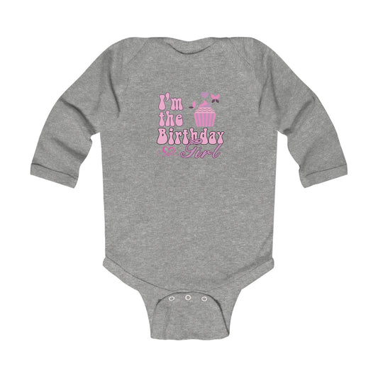 Birthday Girl Infant Long Sleeve Bodysuit - Perfect for Celebrations