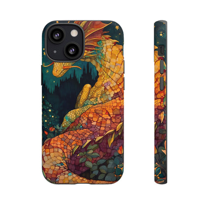 Dragon Art Phone Case, Tough Phone Cover, Fantasy Gift, Unique Mobile Accessory, Dragon Lover Gift, Stylish Protection