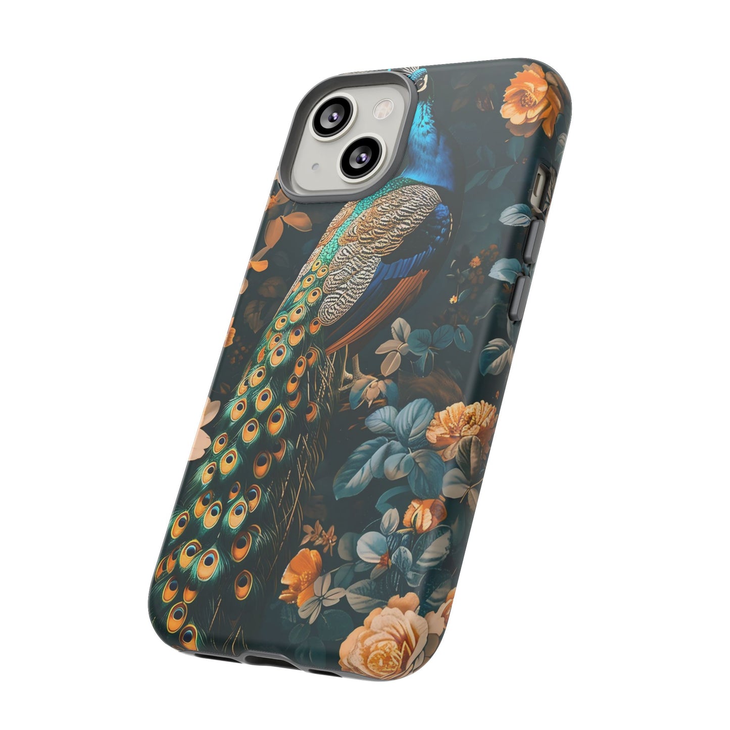 Peacock Phone Case - Elegant Floral Design, Tough Case for Protection, Unique Gift for Nature Lovers, Stylish Accessory, Eco-Friendly