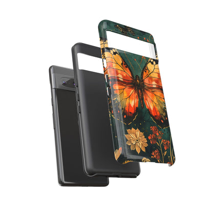 Butterfly Phone Case – Tough Cases for Nature Lovers, Floral Design, Butterfly Art, Unique Gift, Eco-Friendly Protection