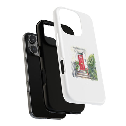 Charming Red Door Tough Magnetic Case - Custom Phone Cover, Gift for Home Lovers, Holiday Presents, Unique Decor