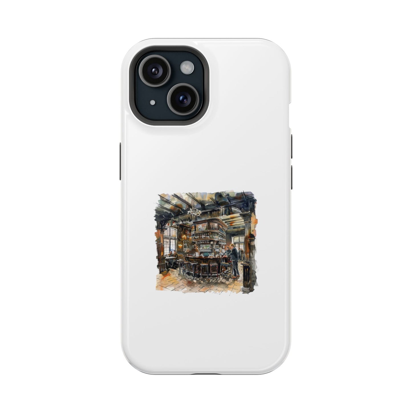 Artistic Magnetic Tough Cases | Stylish Phone Cover, Unique Illustrative Cases, Customizable Gifts for Travelers, Holiday Season Perfec