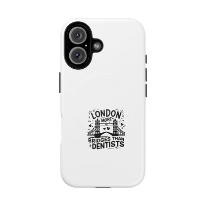 London Bridge Magnetic Phone Case, Tough Phone Cover, Stylish Accessory for Travelers, Great Gift for London Lovers, Unique Tech Accessory