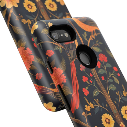 Floral Phone Case, Tough Cases, Flower Pattern, Phone Accessory, Gift for Her, Stylish Tech Cover, Nature Lover's Gift