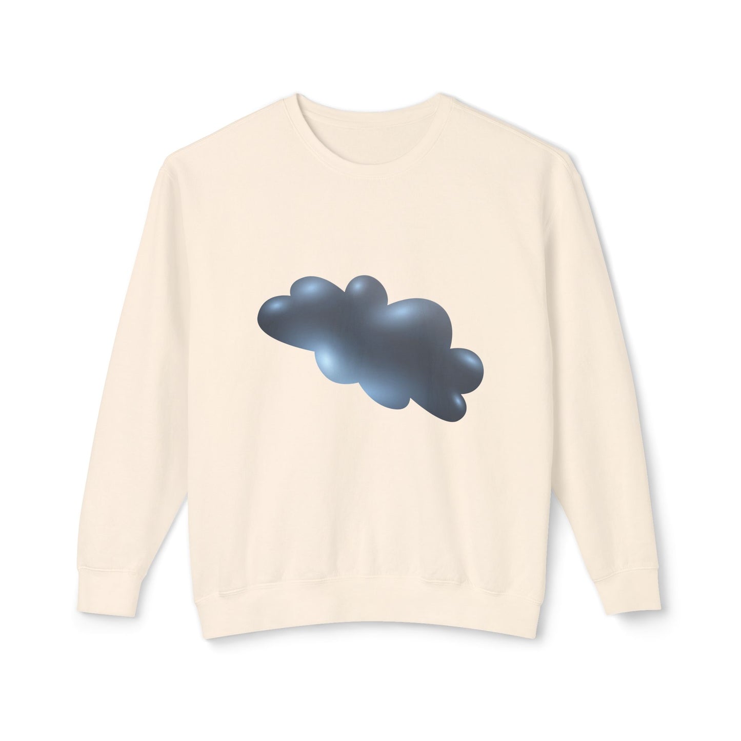 Unisex Lightweight Crewneck Sweatshirt - Serene Cloudscape Dreamy Cloud Design