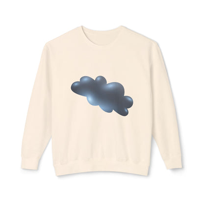 Unisex Lightweight Crewneck Sweatshirt - Serene Cloudscape Dreamy Cloud Design