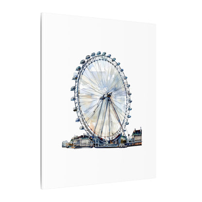 London Eye Canvas Print, Wall Art Decor, Travel Gift, Home Decoration, Unique Art Piece