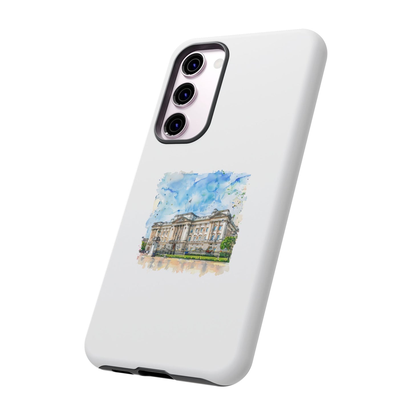 Artistic Phone Case - Watercolor Architecture Design