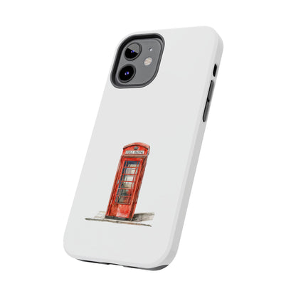 Vintage London Phone Booth Tough Phone Case - Durable and Stylish Protection