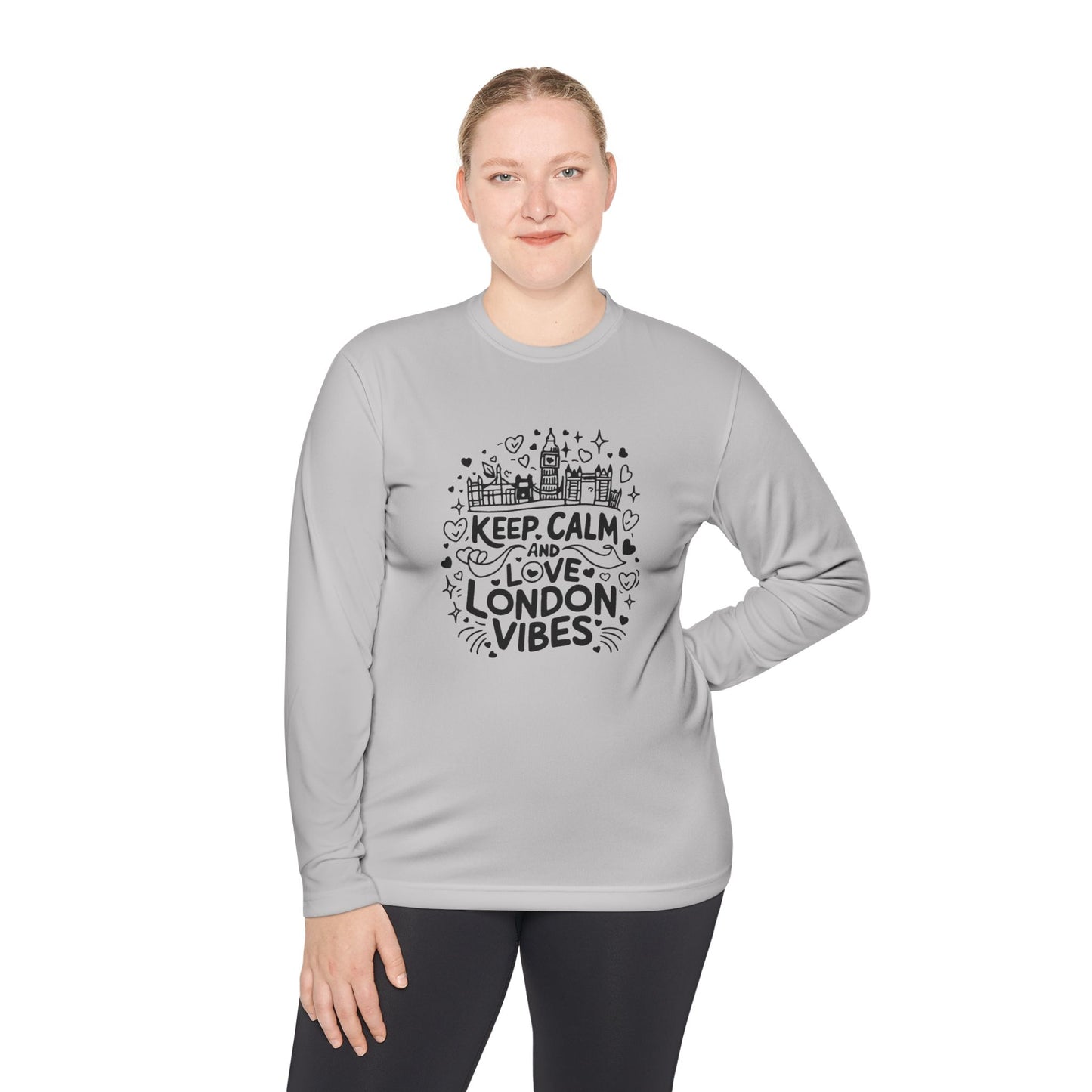 Unisex Long Sleeve Tee - Keep calm and love London vibes