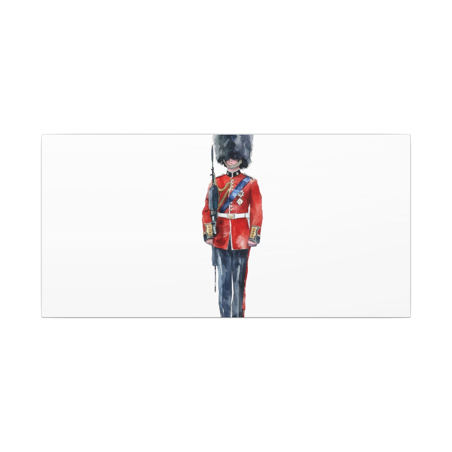 Royal Guard Canvas Art Print, British Soldier Wall Decor, Home Decoration, Gift for History Lovers, Art for Offices, Unique Wall Gallery