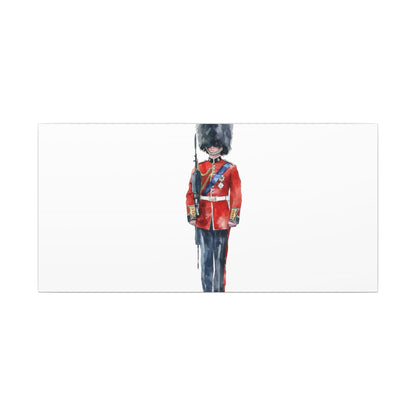 Royal Guard Canvas Art Print, British Soldier Wall Decor, Home Decoration, Gift for History Lovers, Art for Offices, Unique Wall Gallery