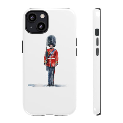 British Royal Guard Phone Case - Tough Cases, Unique Phone Cover, Gift for Her, Cute Accessory, British Soldier Design