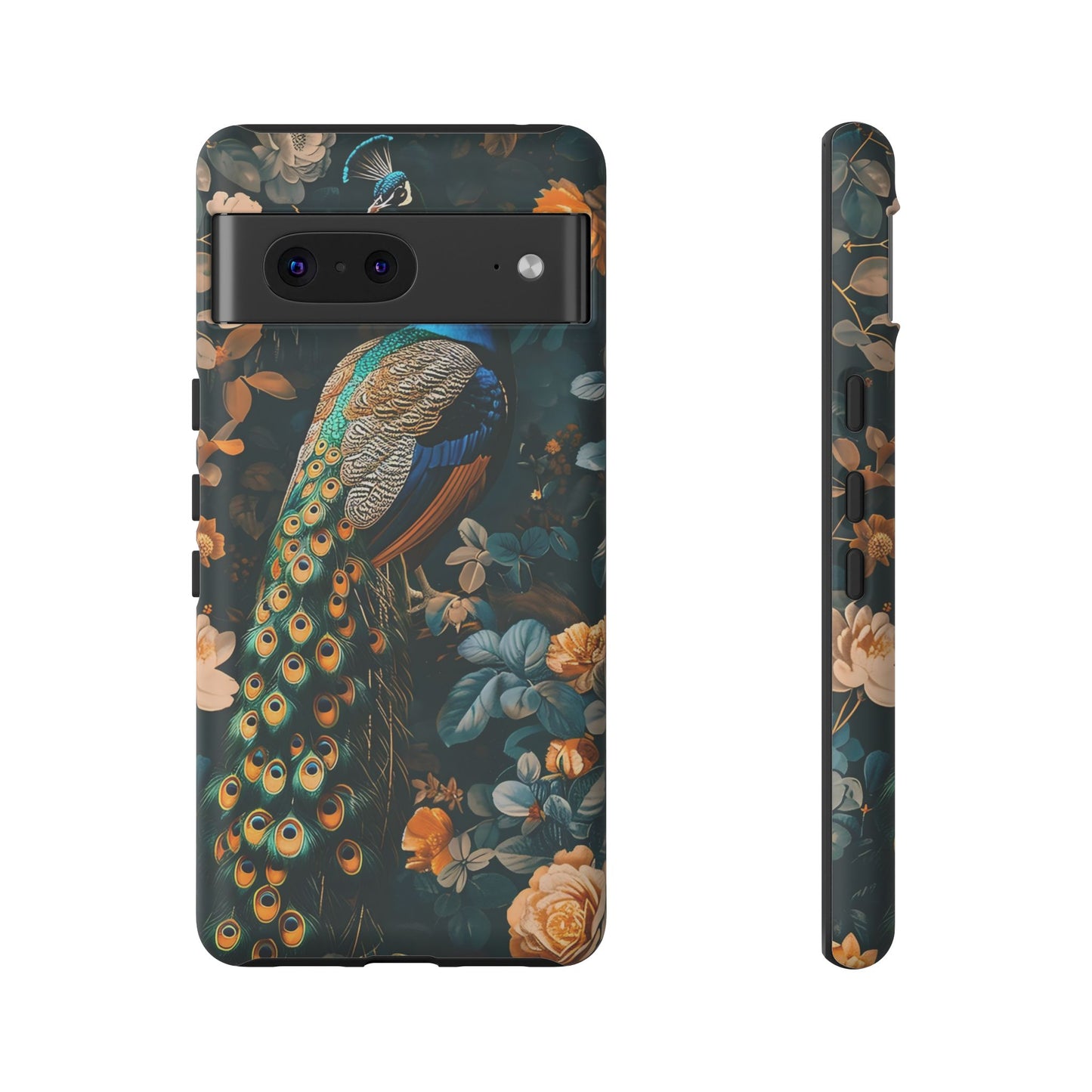 Peacock Phone Case - Elegant Floral Design, Tough Case for Protection, Unique Gift for Nature Lovers, Stylish Accessory, Eco-Friendly