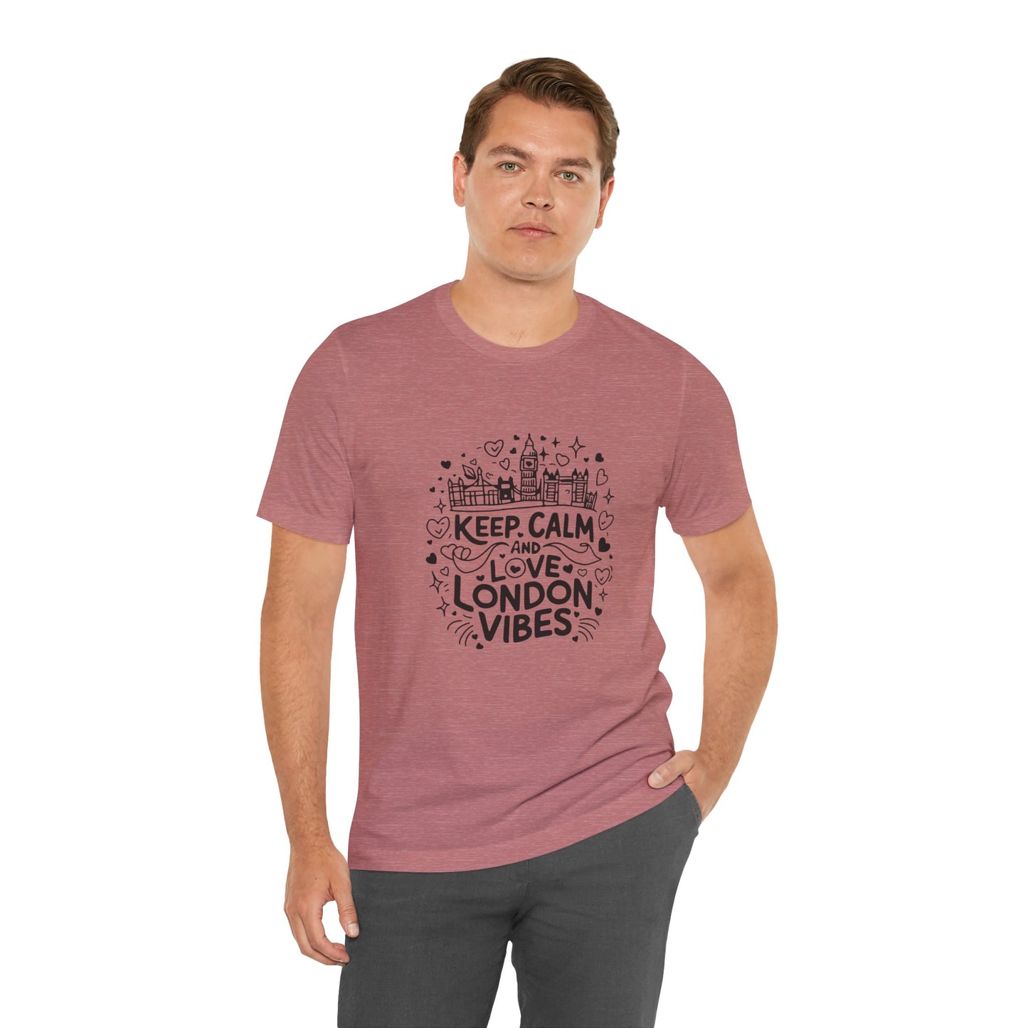 London Vibes Elegant Unisex Jersey Short Sleeve Tee