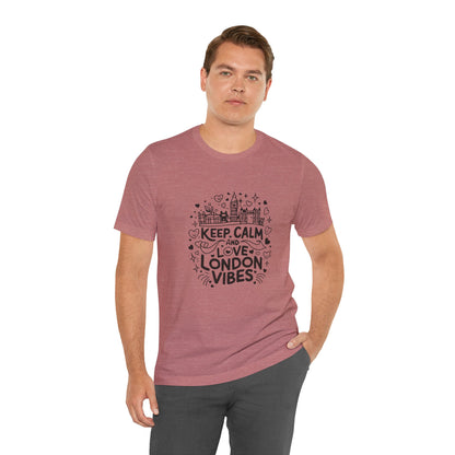 London Vibes Elegant Unisex Jersey Short Sleeve Tee