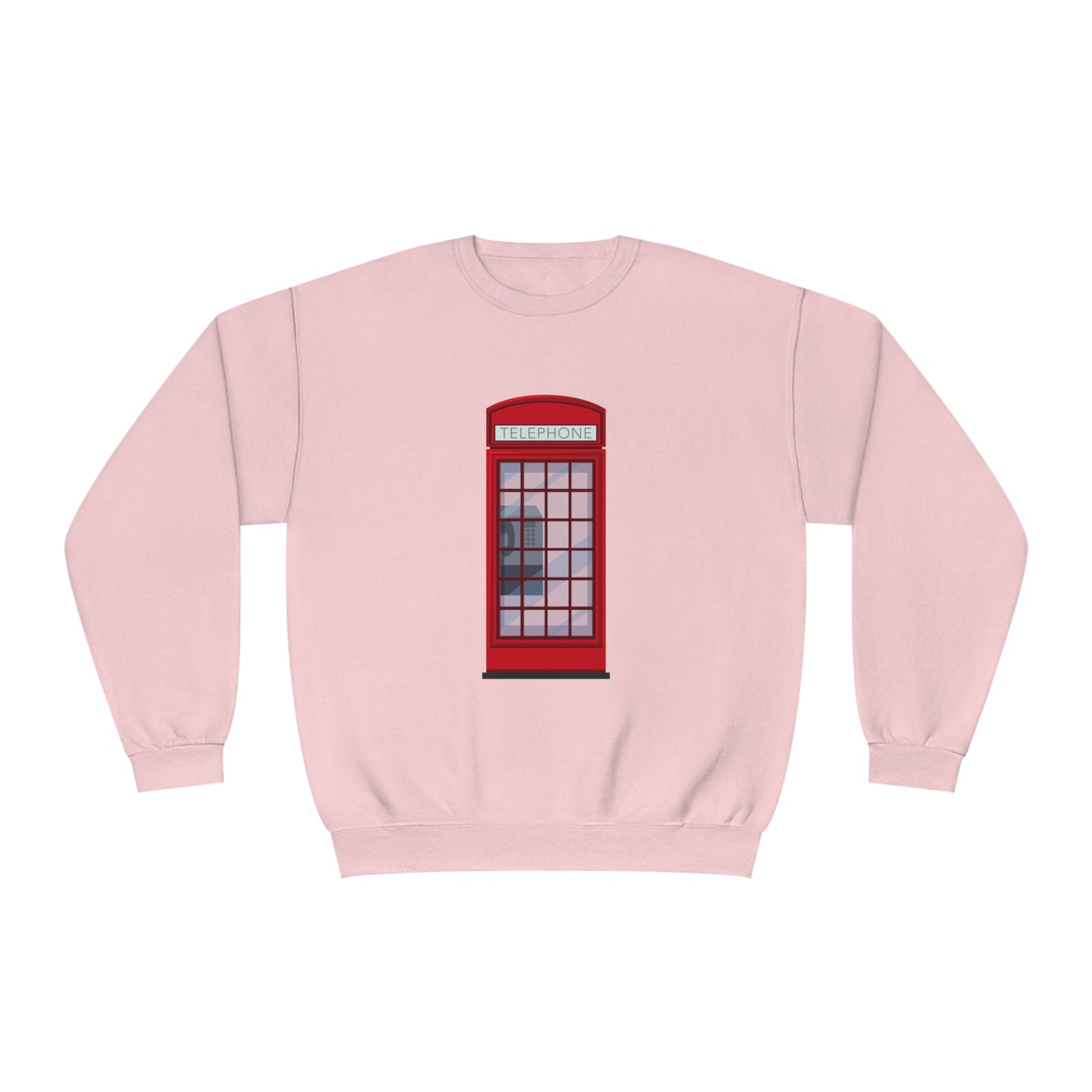 Unisex NuBlend® Crewneck Sweatshirt - Classy British Public Telephone