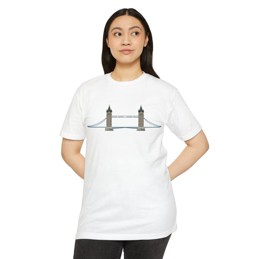 Unisex CVC Jersey T-shirt - Tower Bridge - Iconic London