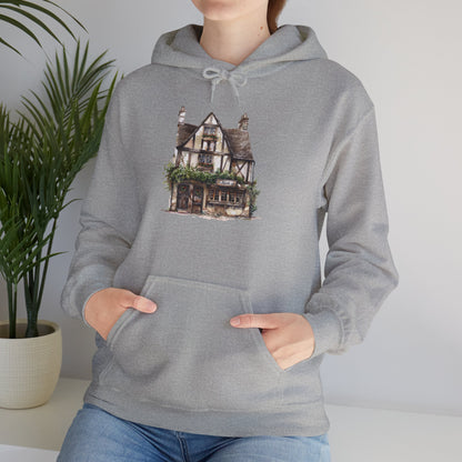 Unisex Heavy Blend™ Hooded Sweatshirt - Elegant British Village Homes