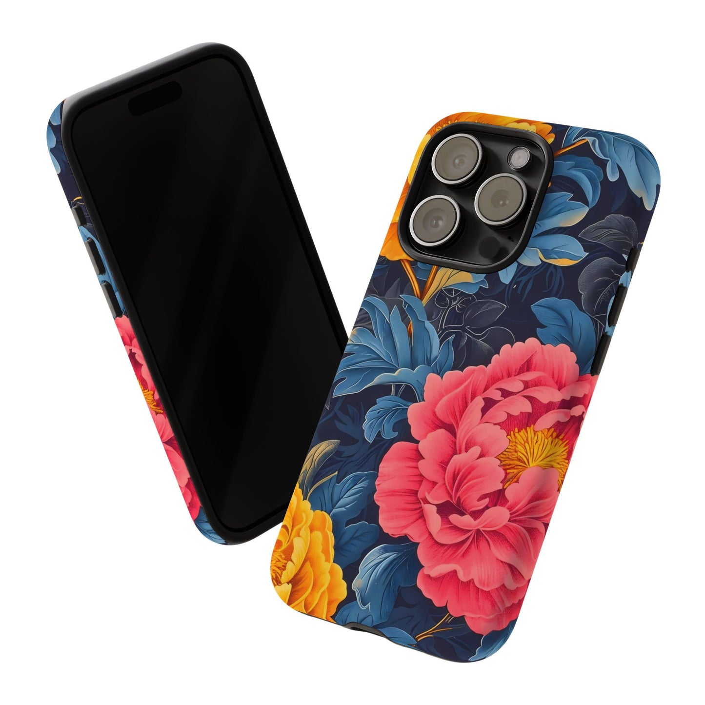 Floral Phone Case, Tough Cases, Stylish Mobile Cover, Gifts for Her, Phone Accessories, Unique Flower Design