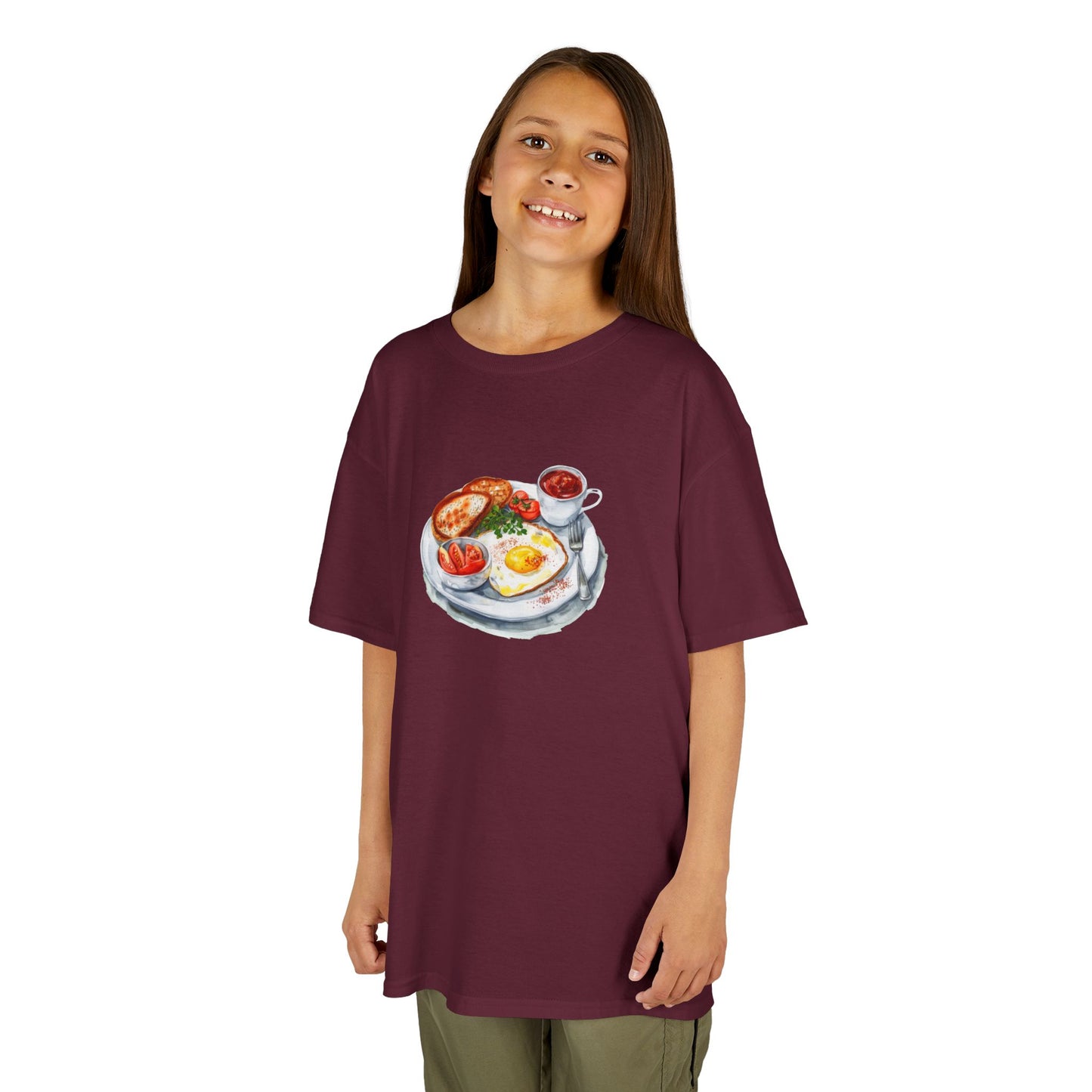 Kids  Tee -  Watercolor Culinary Art - Food Illustration - Fun Food Design for Young Foodies!