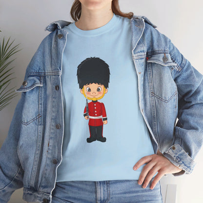 Red Jacket - Bodmin Keep Aesthetic Unisex Heavy Cotton T-Shirt